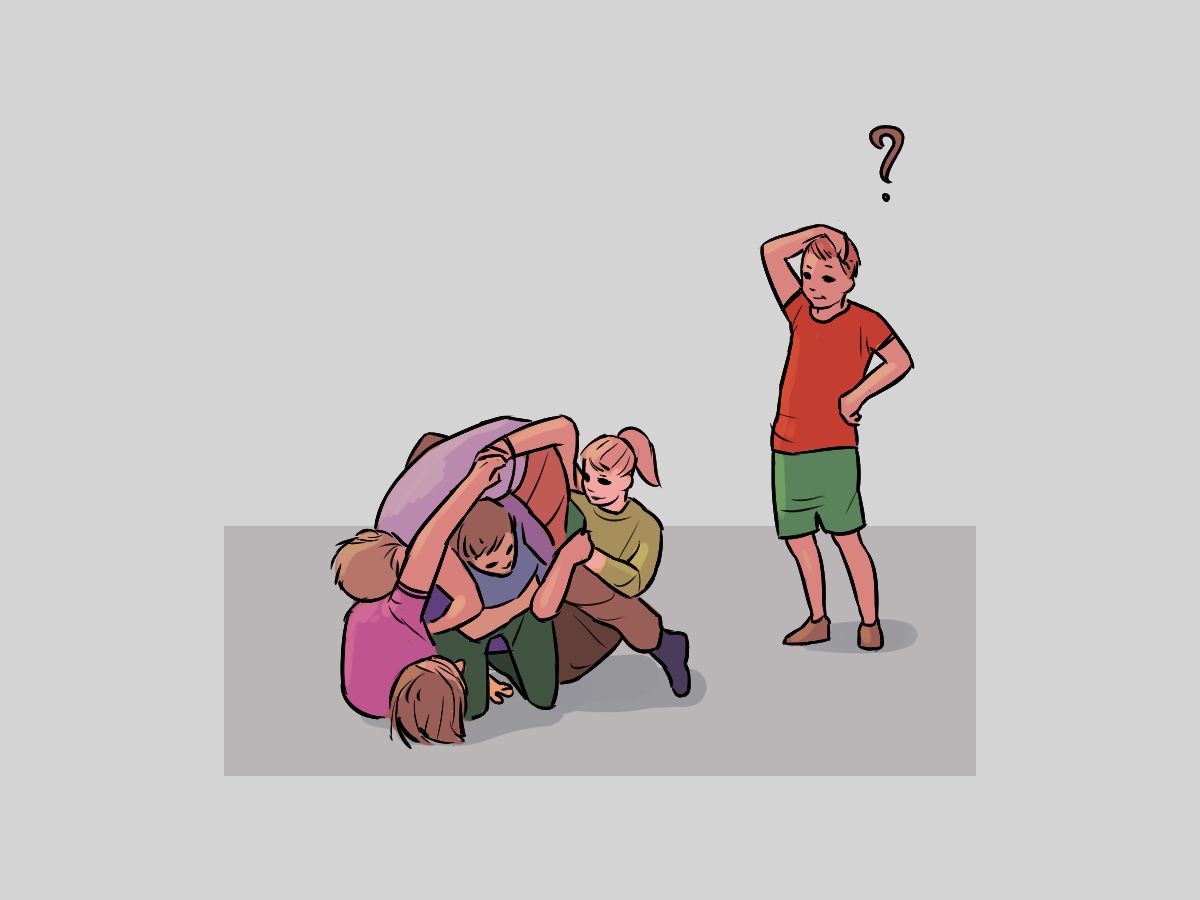 Human knot