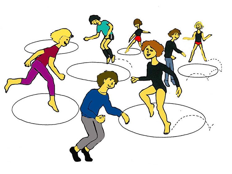 Play with Hula Hoops