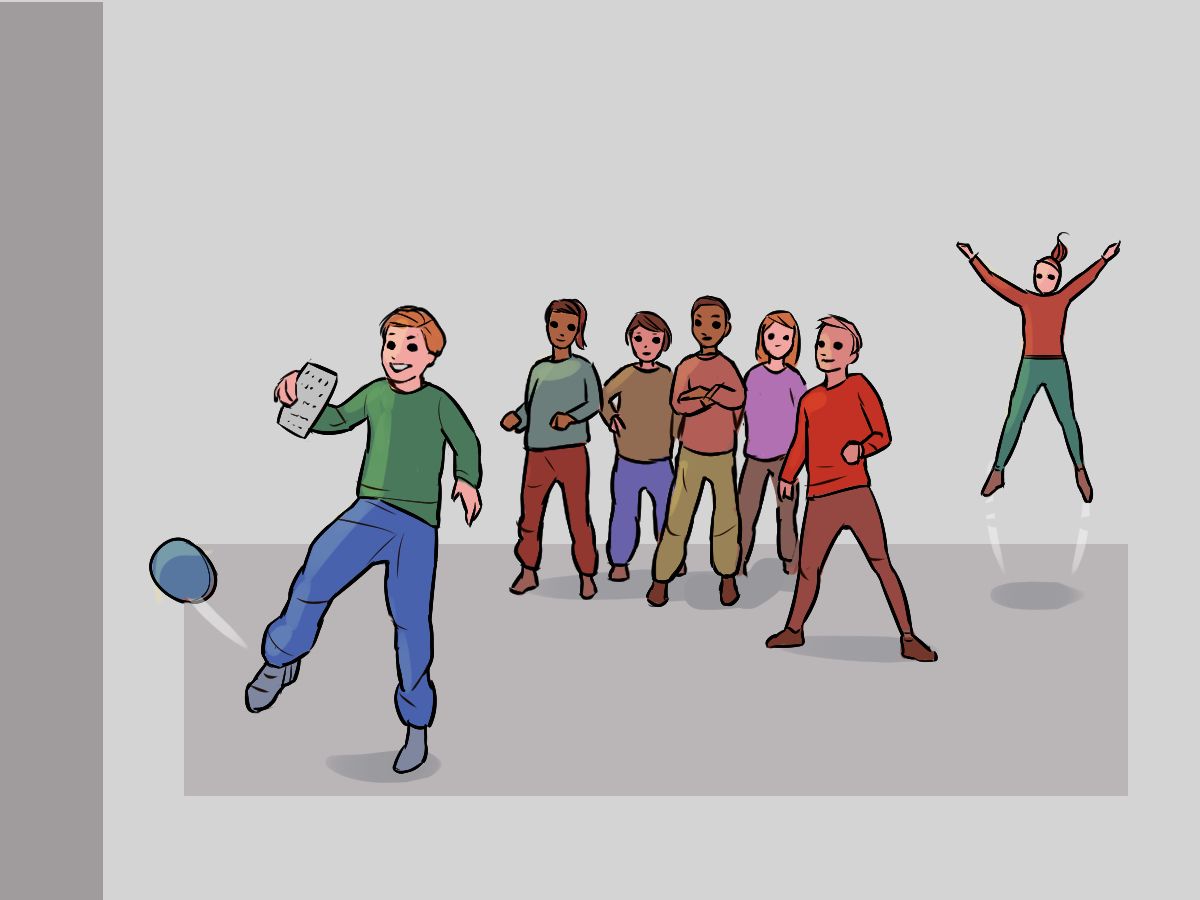 Wall Ball with Multiplication Tables