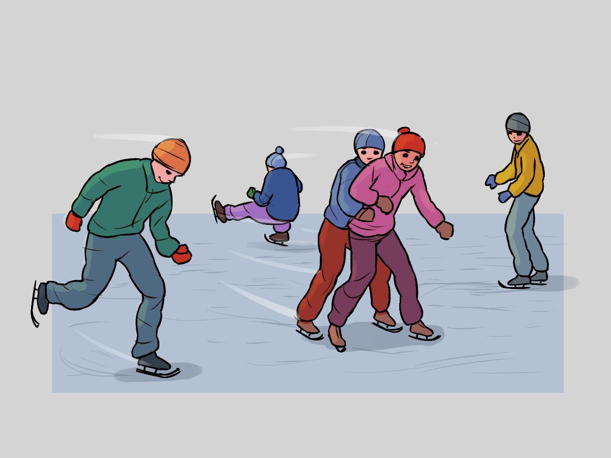 Familiarization with Ice Skating